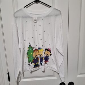 Peanuts Charlie Brown Christmas Women's Long-sleeve T-shirt Size 3X, New w/ Tag